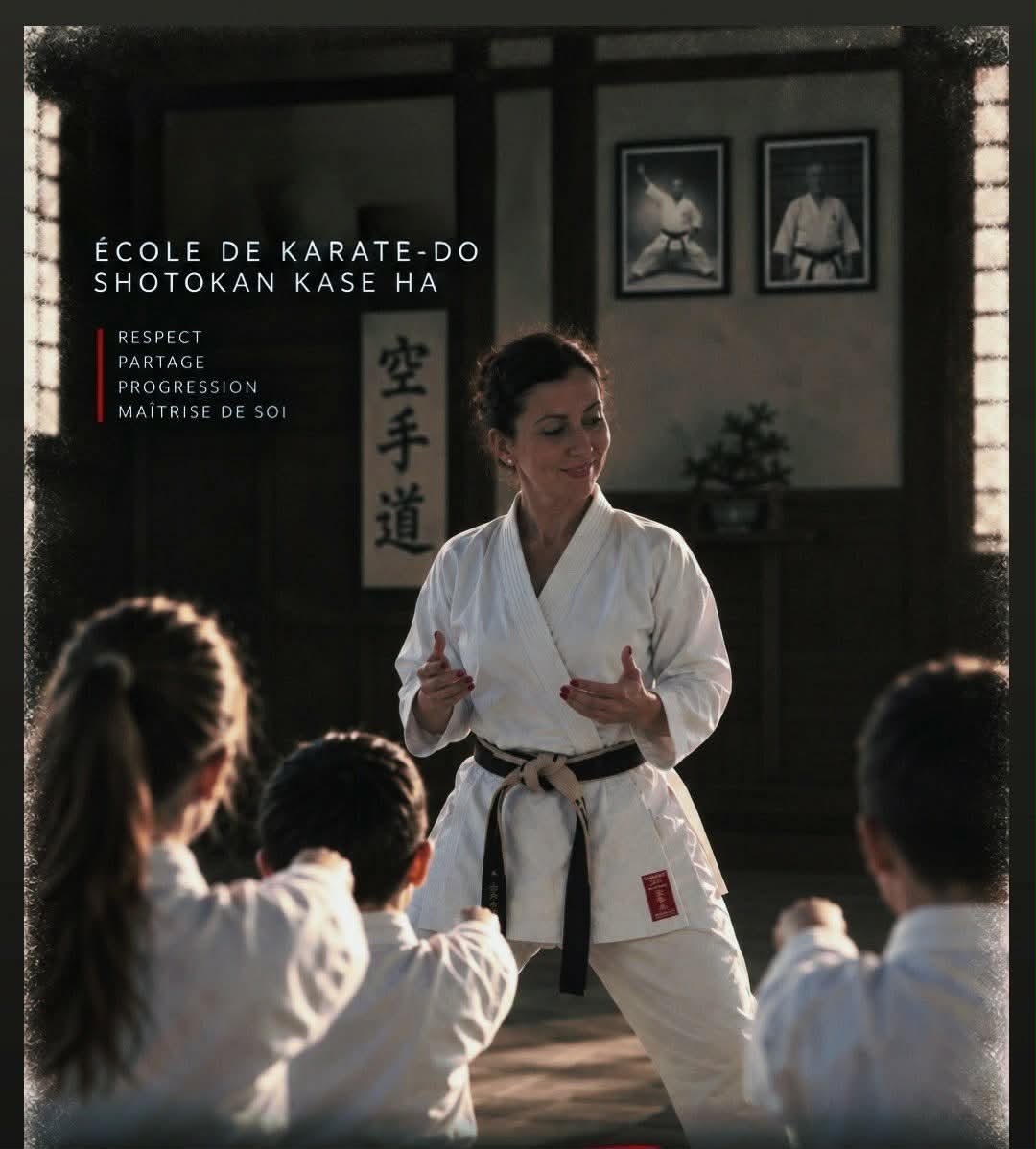 Photo d’ambiance fournie pour l’école de Karaté-Do Shotokan Kase Ha